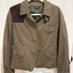 Ralph Lauren Tan and Brown Women's Utility Jacket